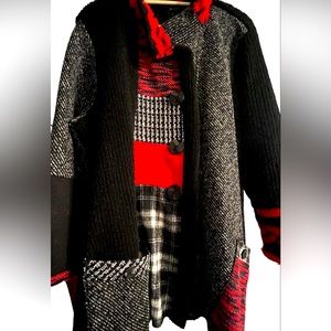 Ali Miles sweater coat size 2x
